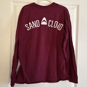 Sand Cloud Maroon Longsleeve T-Shirt